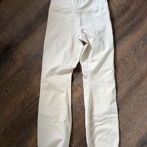 Aerie Offline High Rise Women Cream Bottoms